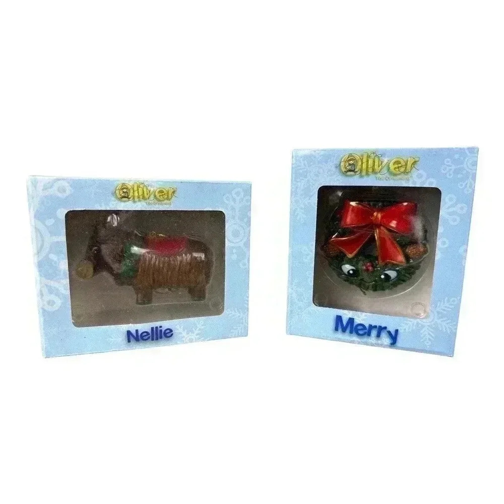 Oliver the Ornament LOT Christmas Gift Set, Snow Globe, Ornaments, And Books NEW - Picture 13 of 16